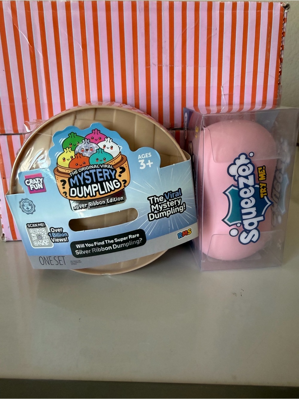 🩷🩶Mystery Dumpling “Silver Ribbon Edition!” & “Pink Squeeze “CHRUNCHY” SOAP!!🩶🩷🩶